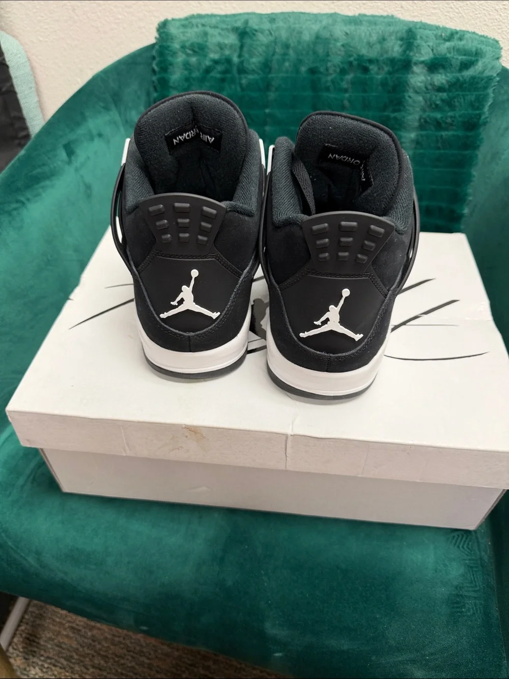 Jordan Black and White Men's Sneakers